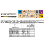 Sada tvářecí závitník M3 x 0,5 HSS + vrták 2,80 mm