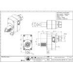 Axiální poháněný držák – offset VDI40, ER32, délka 50 mm, E.C.