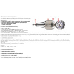 Tester upínací síly vřetene SK30, 0-150kg/cm, typ XXR