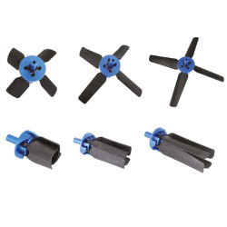 Náhradní díl pro čisticí vrtule 160 mm (1 list včetně pružiny a čepu)