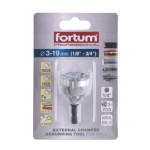 Odhrotovač na závitové tyče a šrouby 3 - 19 mm, uchycení 1/4", FORTUM