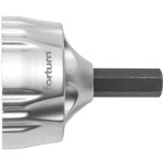 Odhrotovač na závitové tyče a šrouby 13 - 36 mm, uchycení 6HR 9 mm, FORTUM