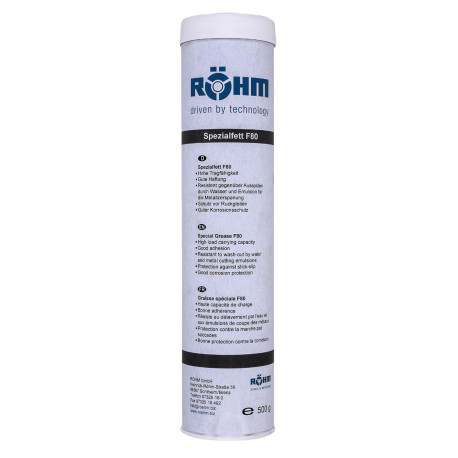 Speciální mazivo sklíčidel F80, kartuše 500 g, RÖHM