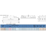Dvojitý samostředící svěrák VCV-15180D šířka čelistí 151 mm