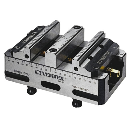 5-osý duální svěrák - 125mm / 2x88mm, VCV-125210D