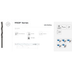 Tvrdokovový 5xD vrták pr. 4,2 mm, s vnitřním chlazením, KARCAN M5DF