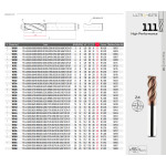 Karbidová fréza pr. 12 mm, Z4, R 0.20, s ploškou (Weldon), KARCAN 111