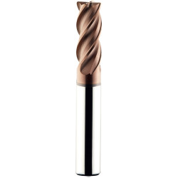 Karbidová fréza pr. 16 mm, Z4, R 0.20, s ploškou (Weldon), KARCAN 111