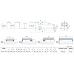 Přesný zpětný svěrák PBV-160, s posilovačem