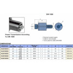 Axiální vrtací a frézovací hlava VDI30, DIN 1809 - POUŽITÉ
