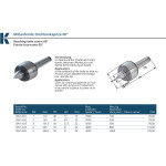 Otočný soustružnický hrot MK1, 7000rpm, Kemmler