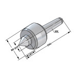 Otočný soustružnický hrot MK4, 3800rpm, Kemmler