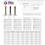 Strojní závitník M10 × 1,5 HSS-E-PM, TiCN, DIN 371, slepý otvor, MCI