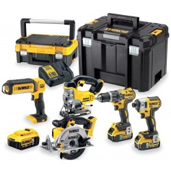 Aku kombinovaná sada DEWALT 18V 3x 5,0Ah DCK551P3T