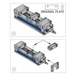 Mechanický dvojitý svěrák TLD-40G/HV