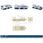Přesný mechanický svěrák MG-60G / HV