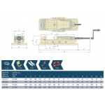 Přesný hydraulický svěrák HP-40A