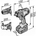 Aku-šroubovák FLEX 10,8 V + kufřík L-BOXX (bez aku)