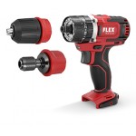 Aku-šroubovák s příklepem FLEX 10,8 V + 2x 6.0 Ah + kufřík L-BOXX