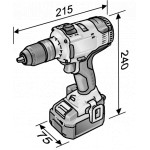 Aku-šroubovák FLEX 18,0 V 4-rychlostní + 2x 5.0 Ah + kufřík L-BOXX