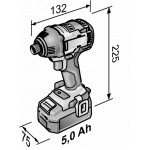 Aku-rázový utahovák FLEX 18,0 V 1/4" (bez aku)