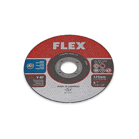 Tenké řezací kotouče FLEX  125 mm (1 mm) na ušlechtilou ocel (10ks)