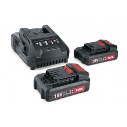 Set nabíječky 18.0 V + aku 2,5 Ah 18,0 V FLEX