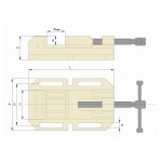 Svěrák pro vrtačky MWM-150 mechanický