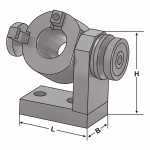 Universal-Montageblöcke SK 50 aus Stahl schwenkbar