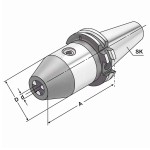 Držák SK40 s vrtací hlavičkou 1 -13 mm