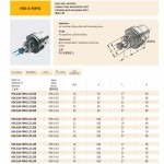 Držák HSK63A pro čelní frézy prům. 16 mm