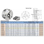 Sklíčidlo 80 mm (3") 3-čelisťové přesné VSC-3A