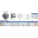 Výkonné sklíčidlo 200 mm (8") 3-čelisťové VSKC-8A